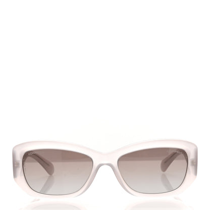 Chanel Acetate Rectangle Sunglasses 5493 Grey 2 of 7