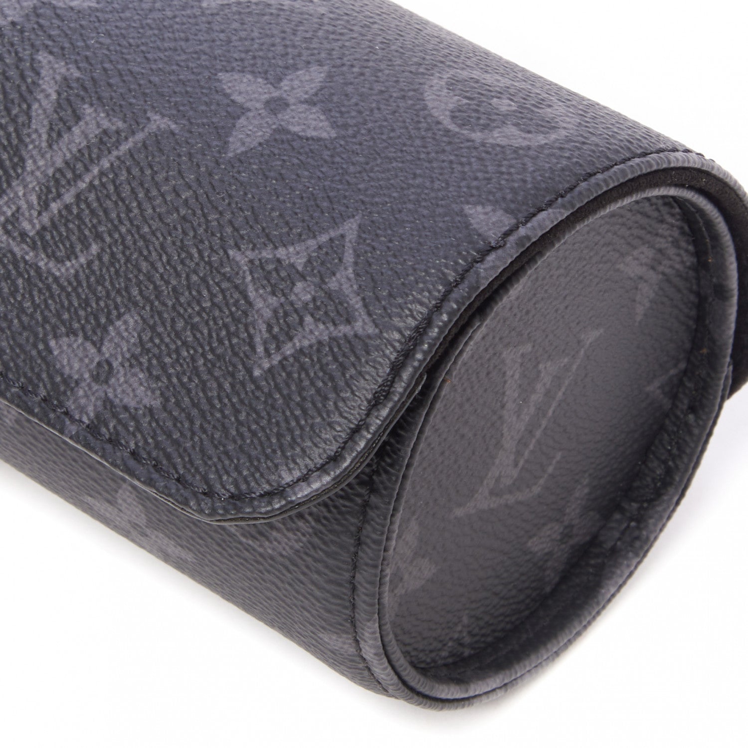 Louis Vuitton Monogram Eclipse 3 Watch Travel Case 4 of 8
