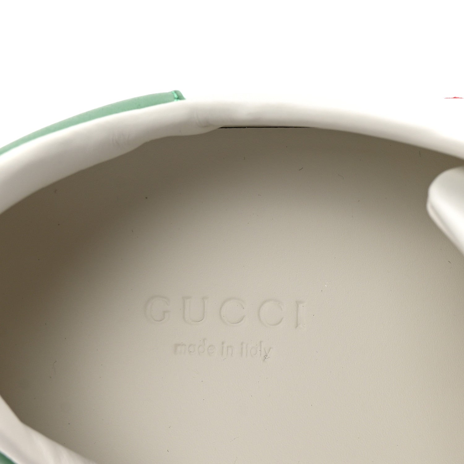 Gucci Calfskin Web Embroidered Womens Ace Sneakers 39 White 8 of 10