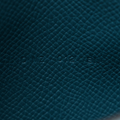 Hermes Epsom Kelly Pocket Compact Wallet Vert Bosphore 7 of 7