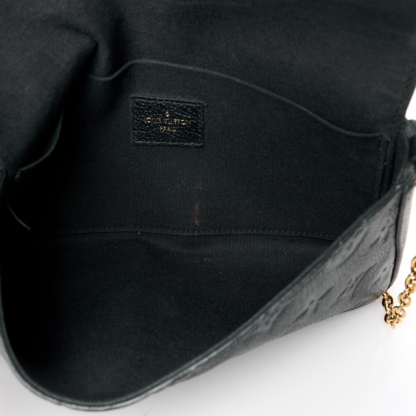 Empreinte Pochette Felicie Chain Wallet Black