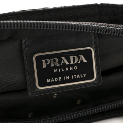 Prada Nylon Vela Flat Messenger Bag Black 6 of 13