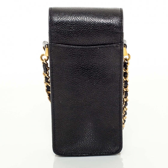 Caviar Cell Phone Case Messenger Black