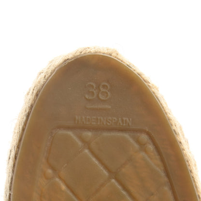 Chanel Lambskin CC Espadrilles 38 Navy 7 of 11