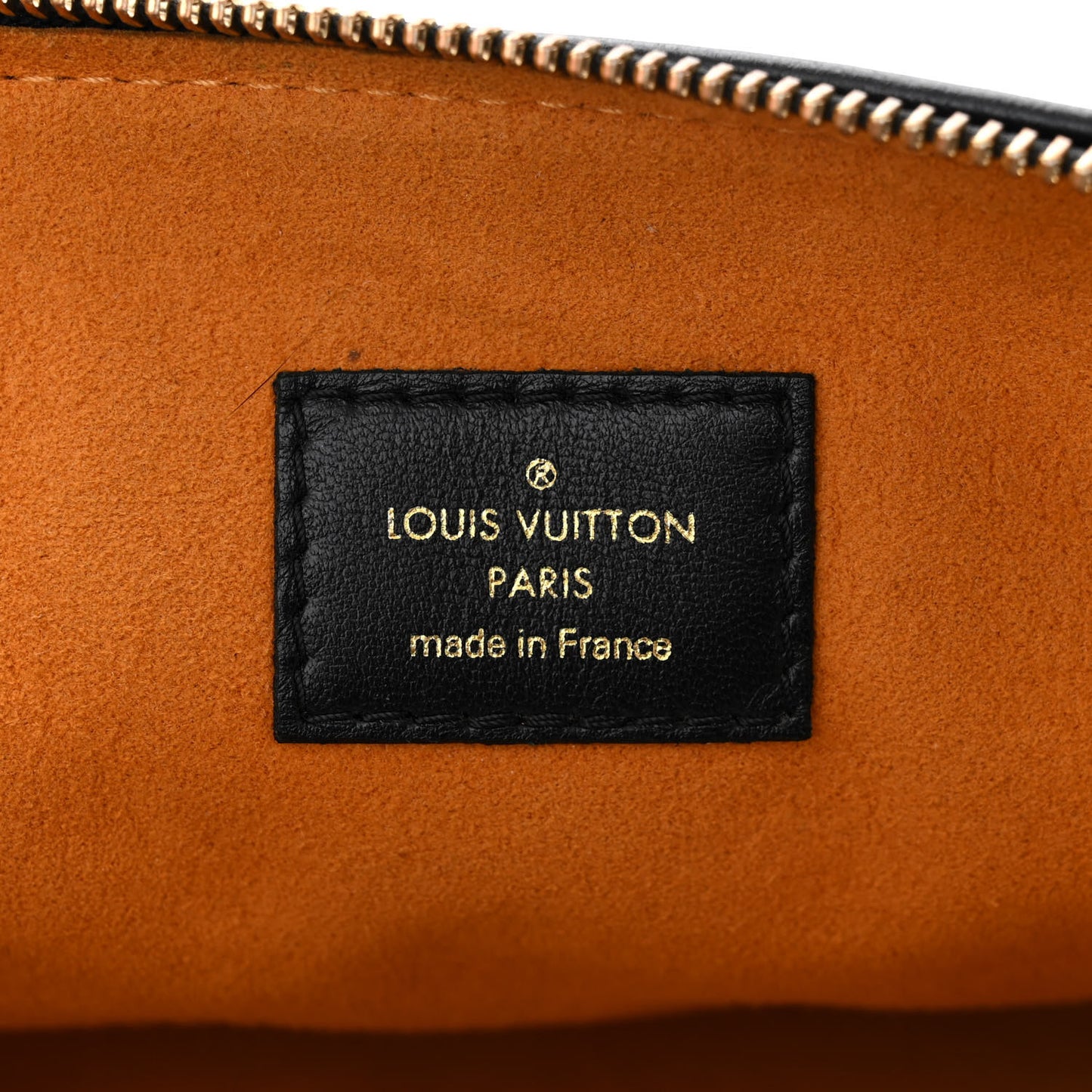 Lambskin Embossed Monogram Coussin MM Black