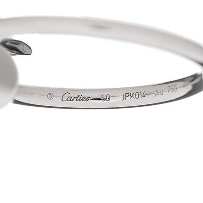 Cartier 18K White Gold Small Juste Un Clou Ring 50 5.25 3 of 4