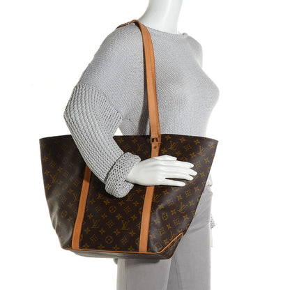 Louis Vuitton Monogram Sac Shopping Tote 2 of 7