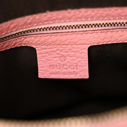 Gucci Calfskin Bamboo Anita Top Handle Bag Light Pink 6 of 14