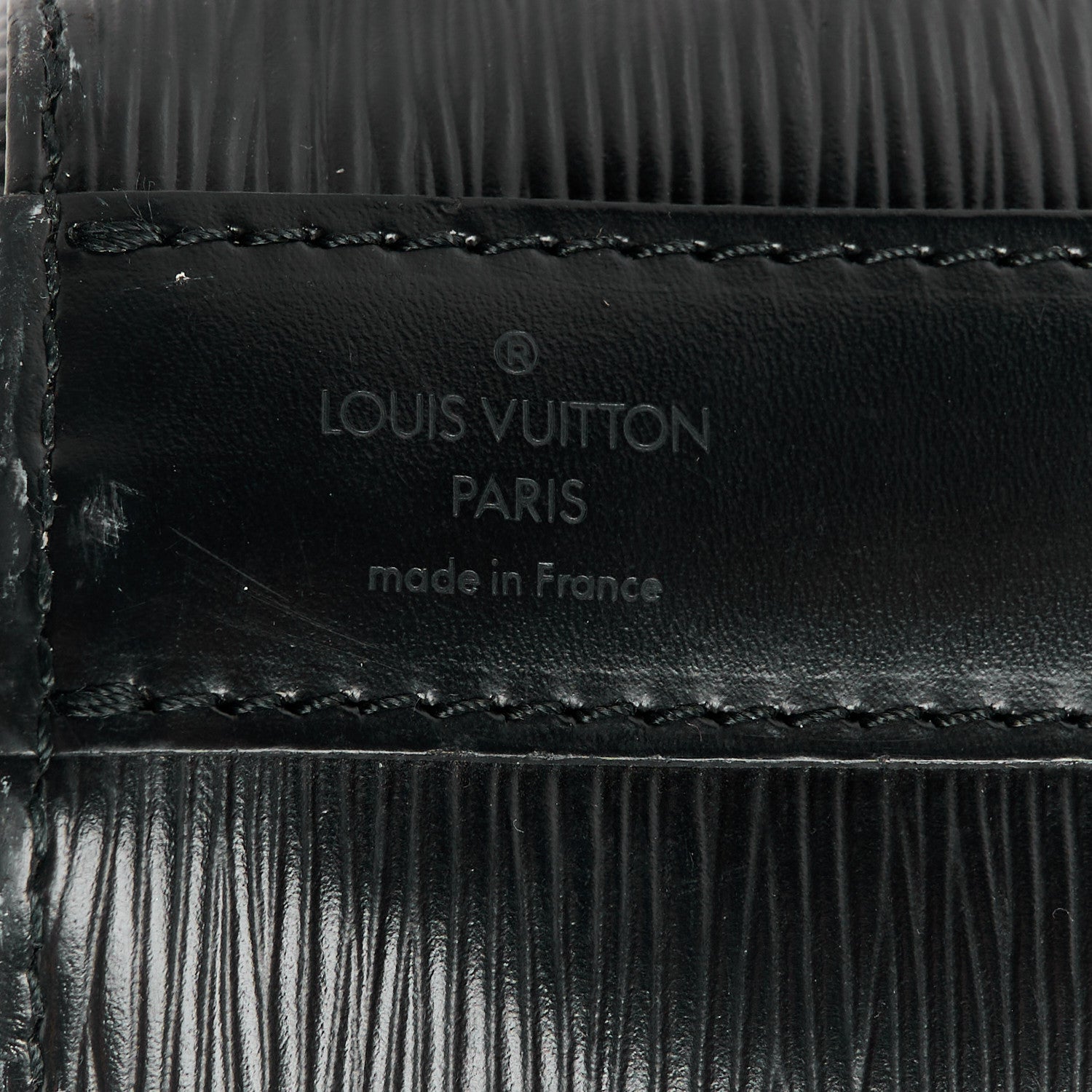 Louis Vuitton Epi Sac D'Epaule Black 6 of 12
