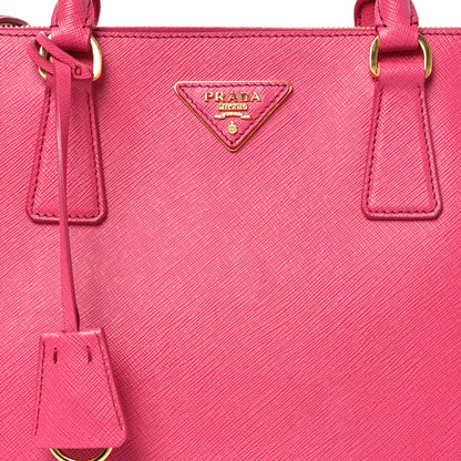Prada Saffiano Lux Medium Galleria Double Zip Tote Fuxia 7 of 9