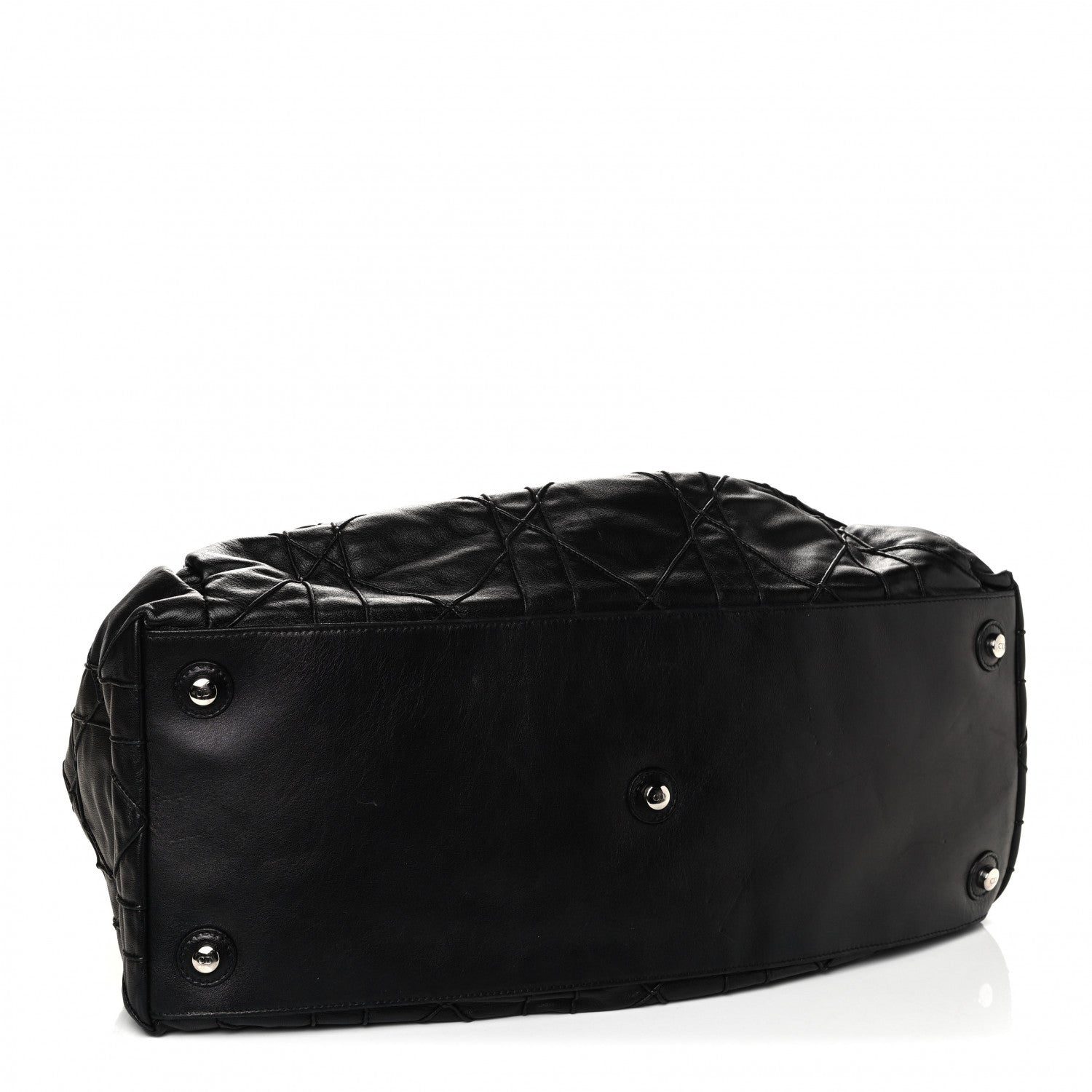 Christian Dior Lambskin Cannage Le Trente Tote Black 3 of 7