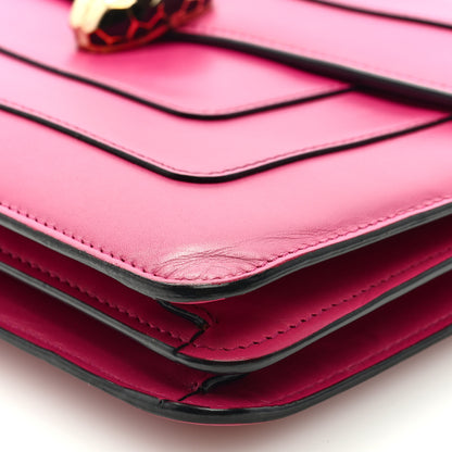 Bulgari Calfskin Serpenti Forever Shoulder Bag Pink 8 of 8