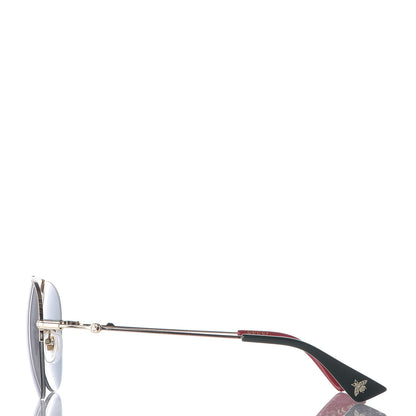 Gucci Aviator Sunglasses GG0107/S Green Red 3 of 7