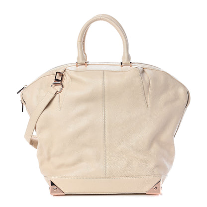 Alexander Wang Pebbled Calfskin Large Emile Eggshell 1 of 15