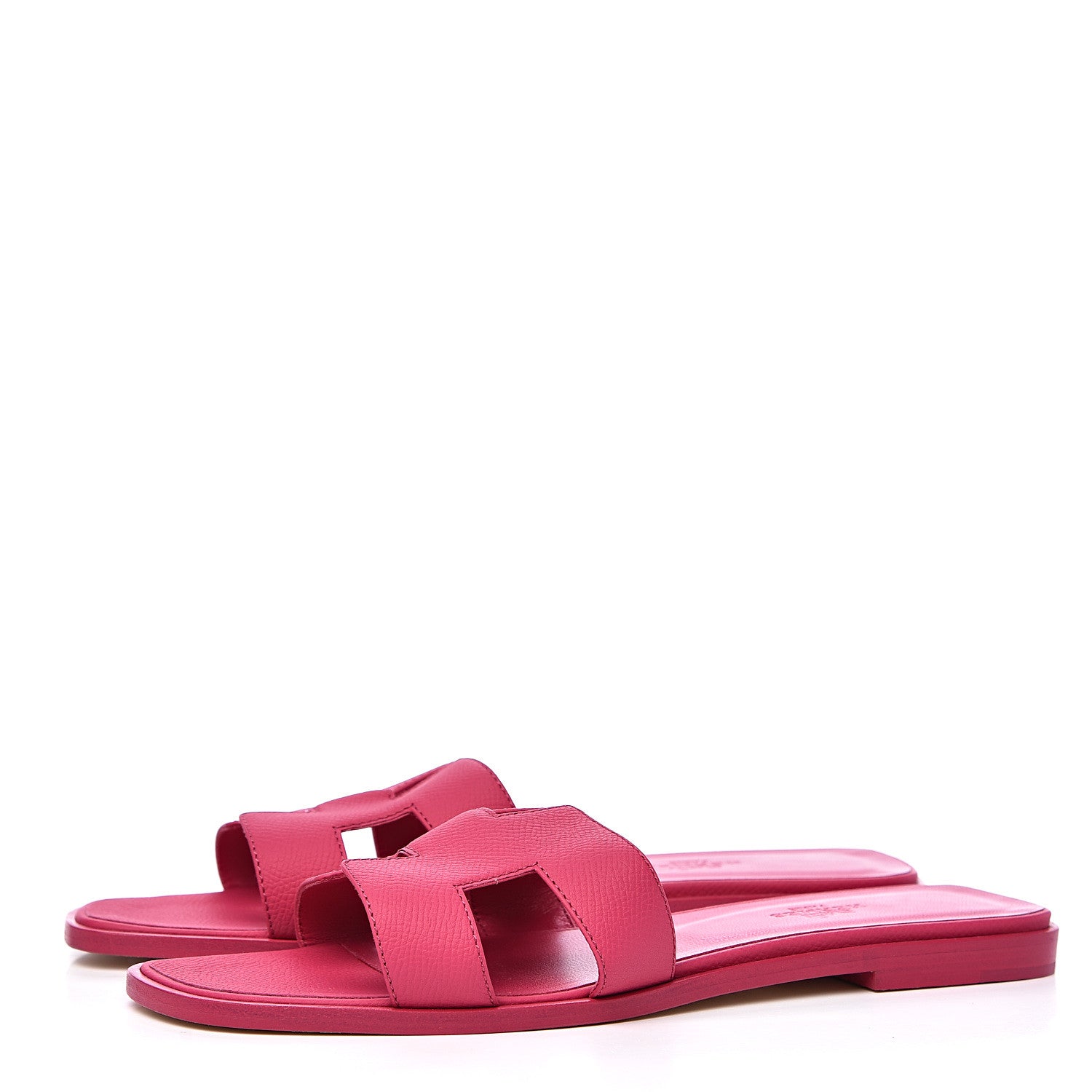 Hermes Epsom Oran Sandals 39 Pink 3 of 8