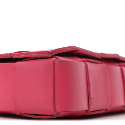 Bottega Veneta Lambskin Maxi Intrecciato Cassette Crossbody Bag Lollipop 8 of 9