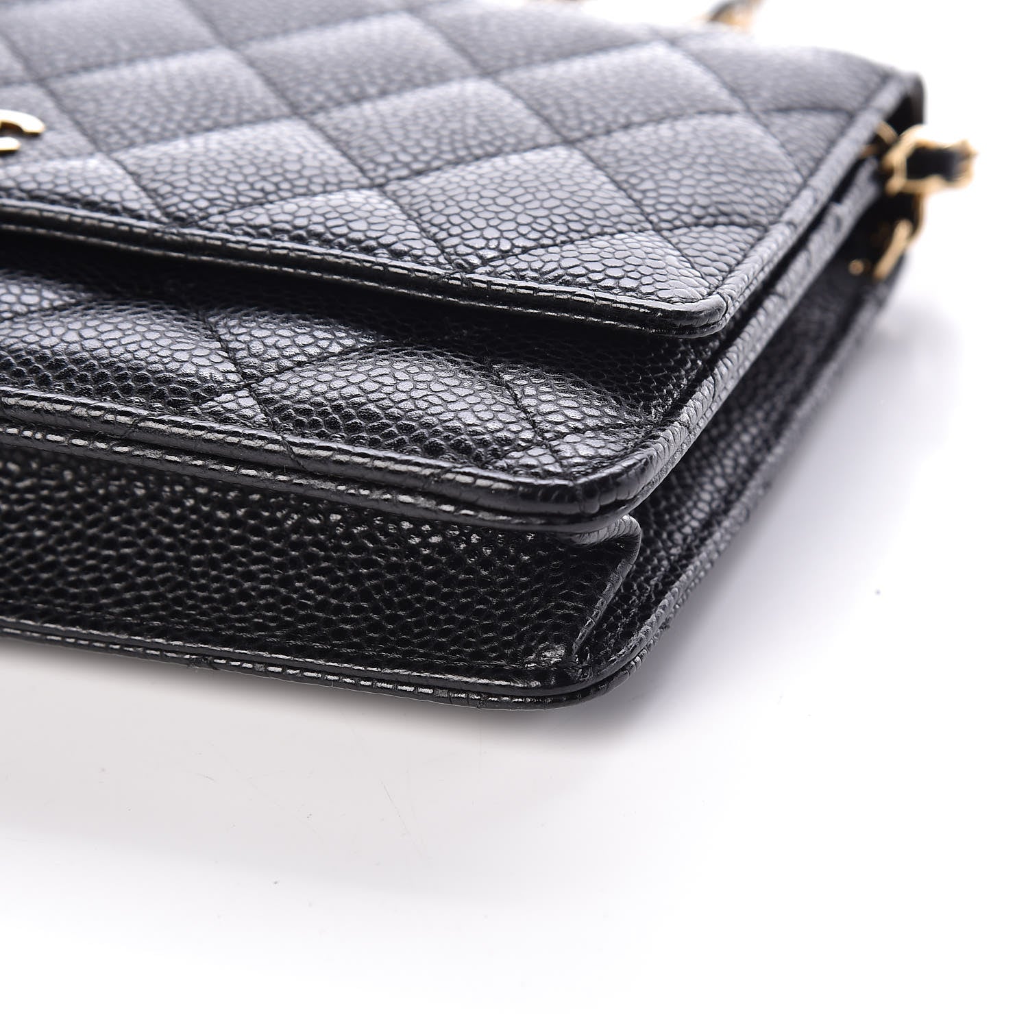Chanel Caviar Quilted Wallet On Chain WOC Black 6 of 11