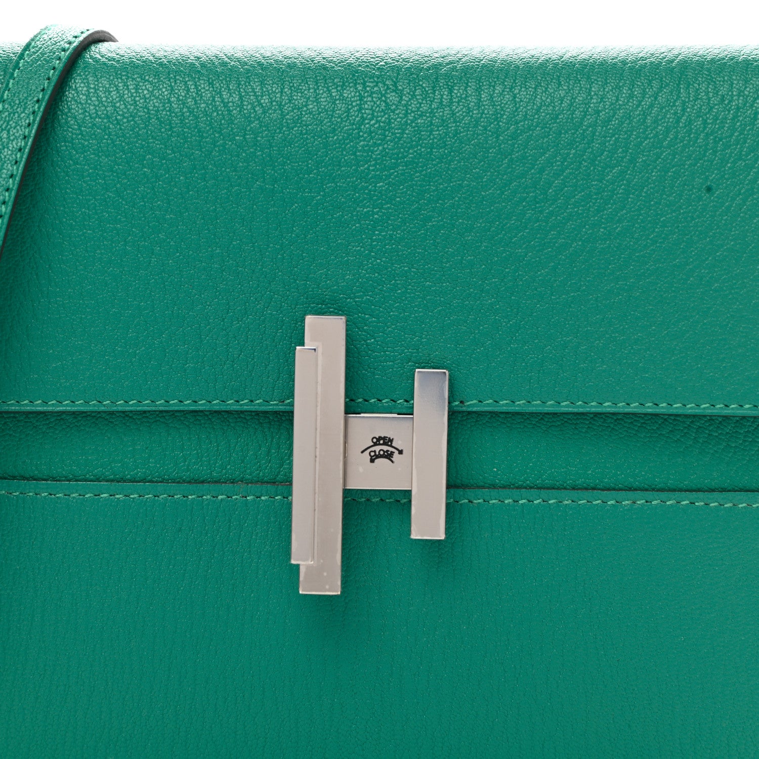 Hermes Chevre Mysore Cinhetic To Go Wallet Vert Verone 8 of 11