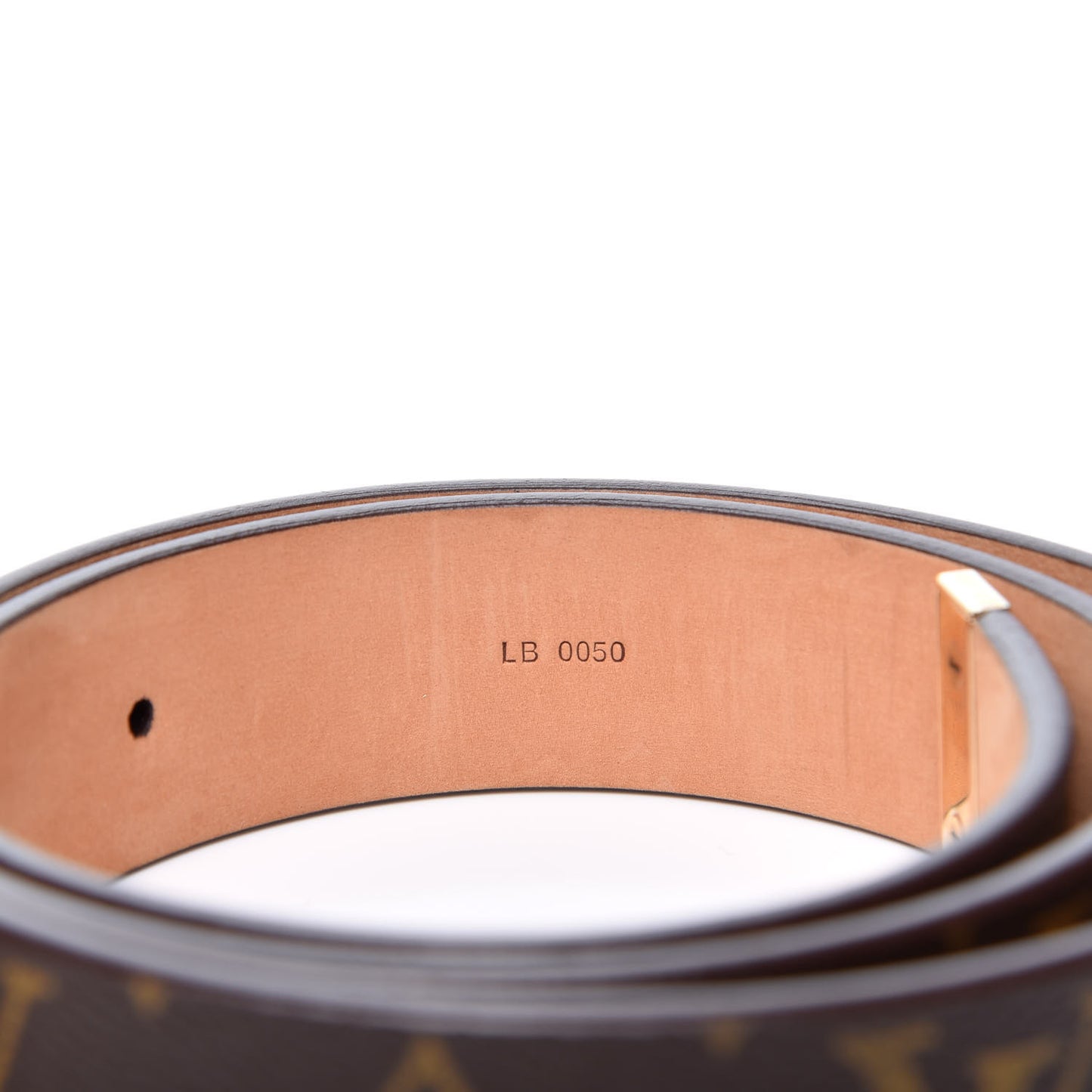 Monogram Ceinture Belt Gold Buckle 70 28
