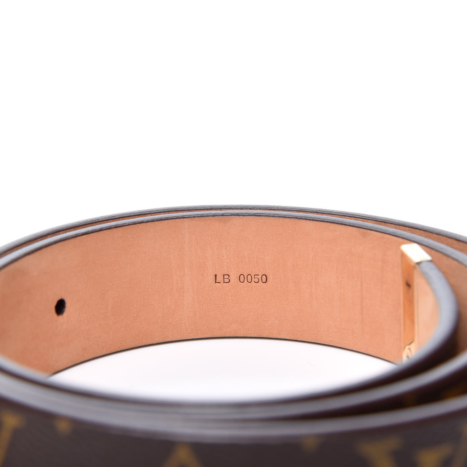 Louis Vuitton Monogram Ceinture Belt Gold Buckle 70 28 5 of 7