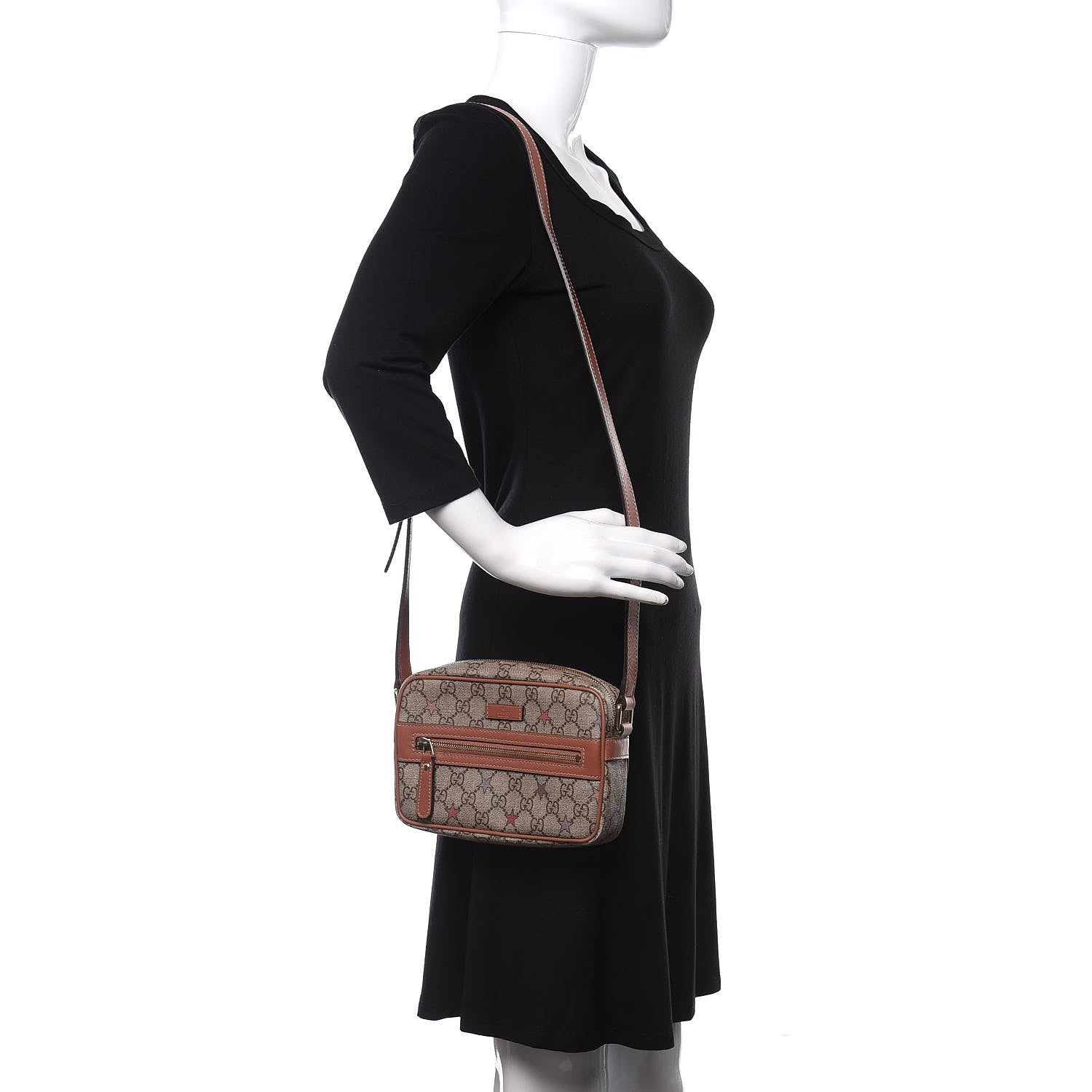 Gucci GG Supreme Stars Small Shoulder Bag Multicolor 2 of 10