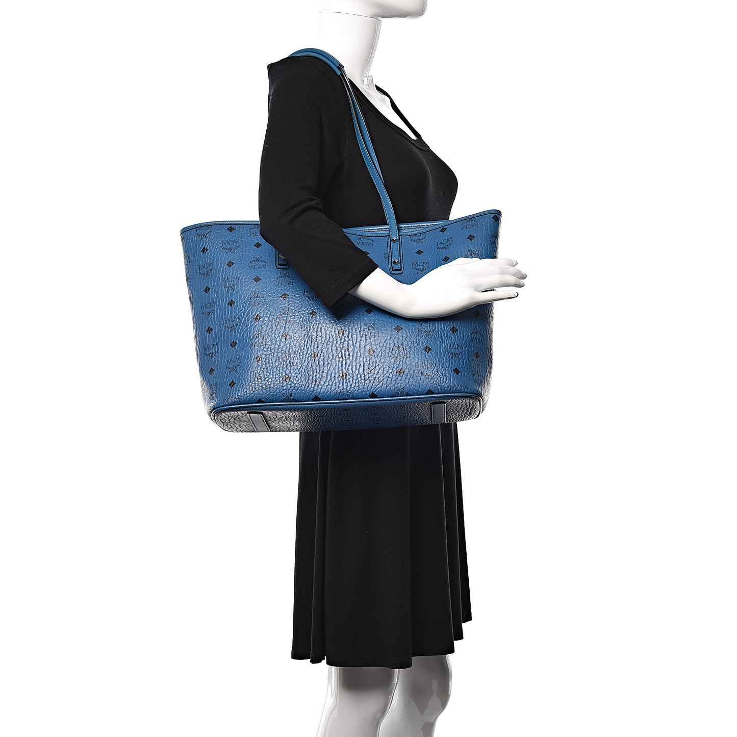 Visetos Medium Anya Shopper Tote Blue