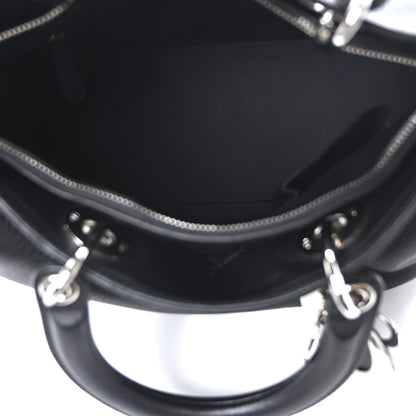 Christian Dior Smooth Deerskin Granville Polochon Black 5 of 10