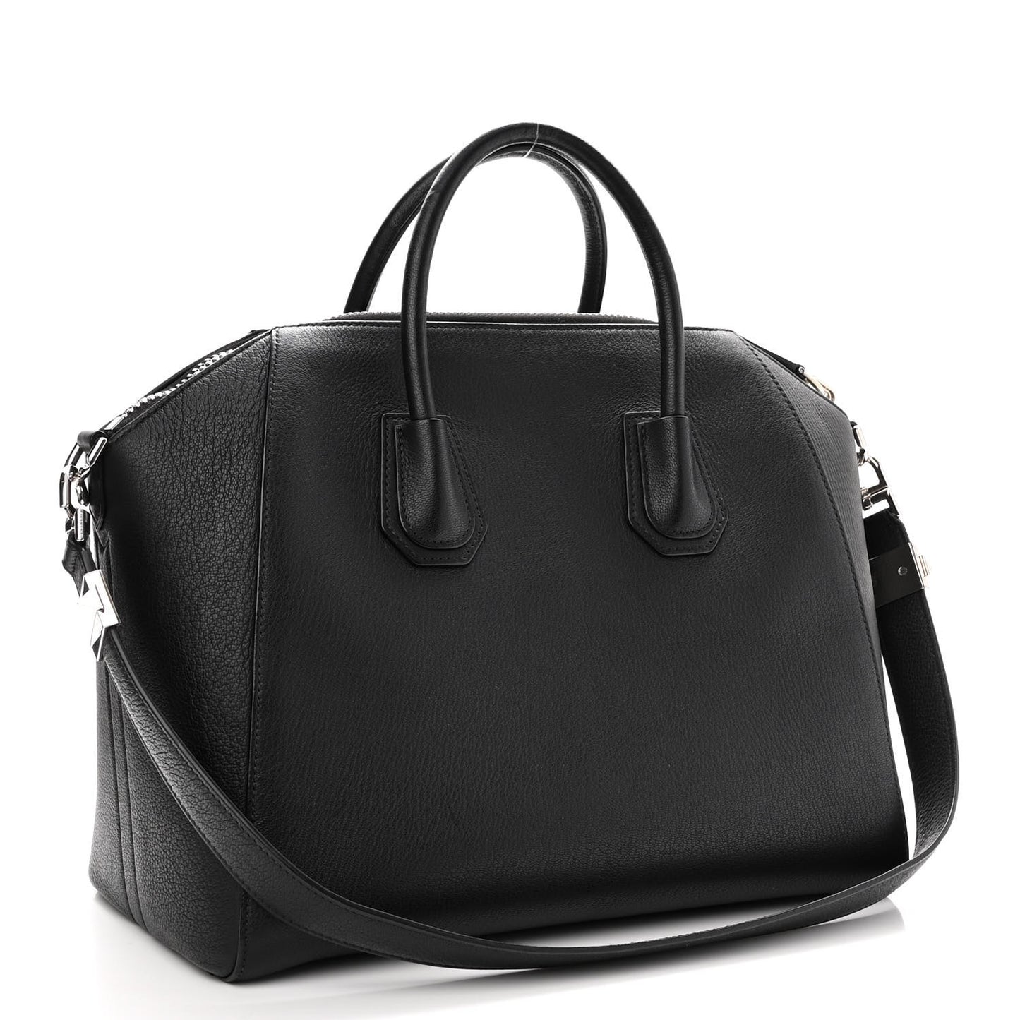 Sugar Goatskin Medium Antigona Black