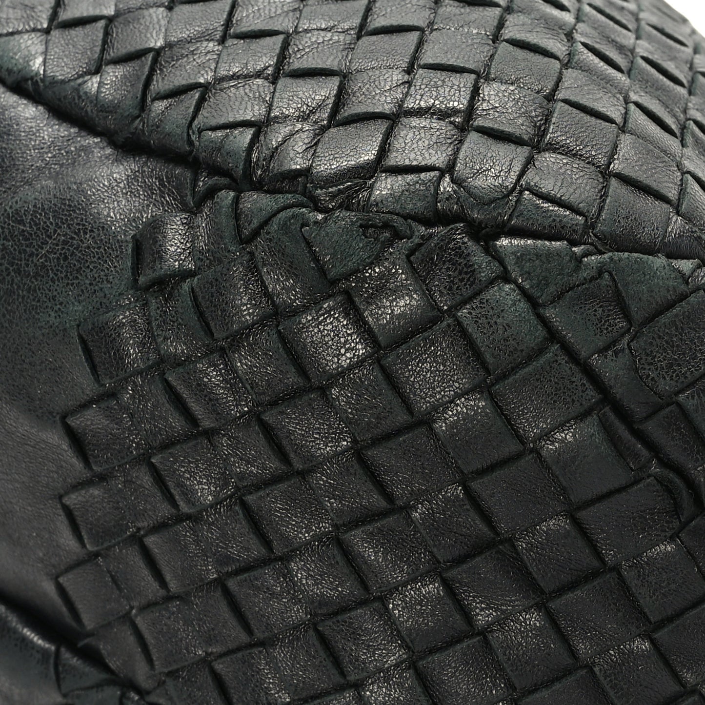 Nappa Intrecciato Large Campana Hobo Black