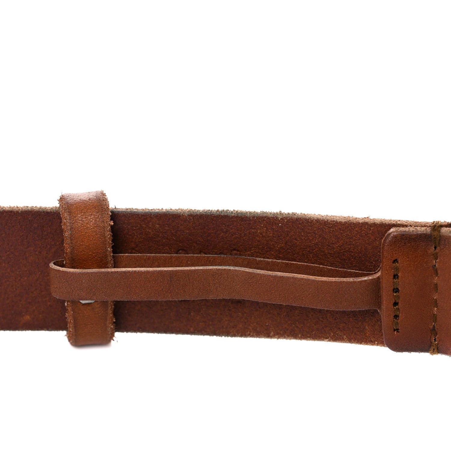 Gucci Cuoio Toscano Nickel Double Double G 30mm Belt 85 34 Cuir 7 of 14