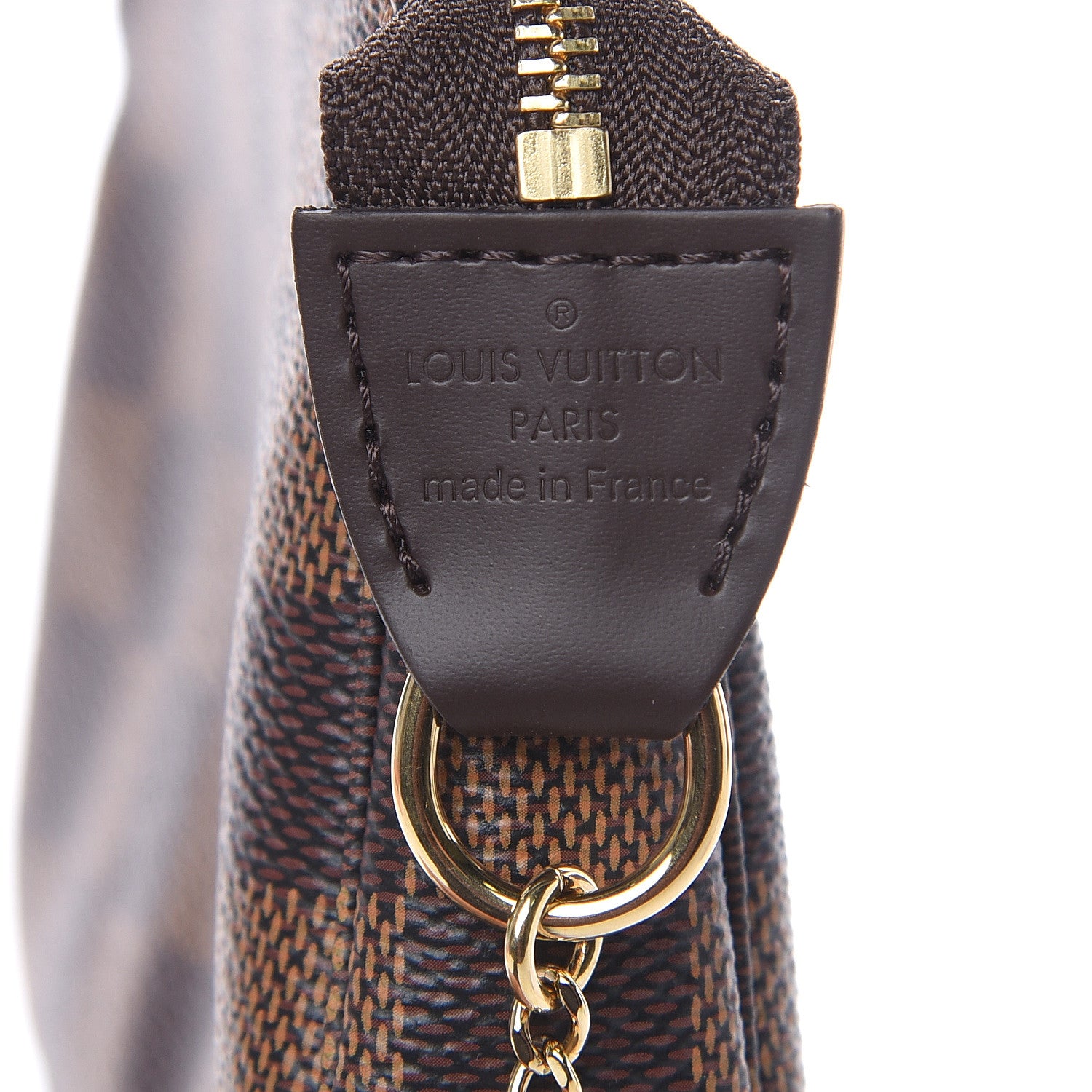 Louis Vuitton Damier Ebene Mini Pochette Accessories 7 of 8