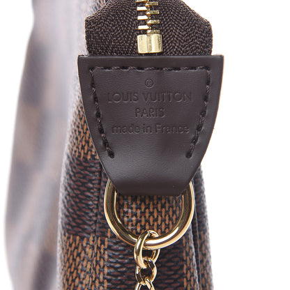 Louis Vuitton Damier Ebene Mini Pochette Accessories 7 of 8