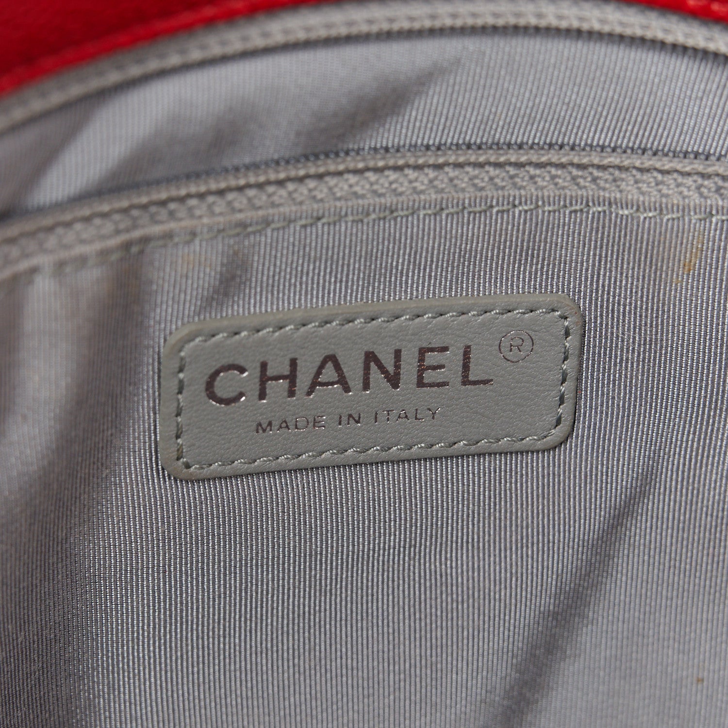 Chanel Caviar Quilted Medium French Riviera Flap Red 6 of 11