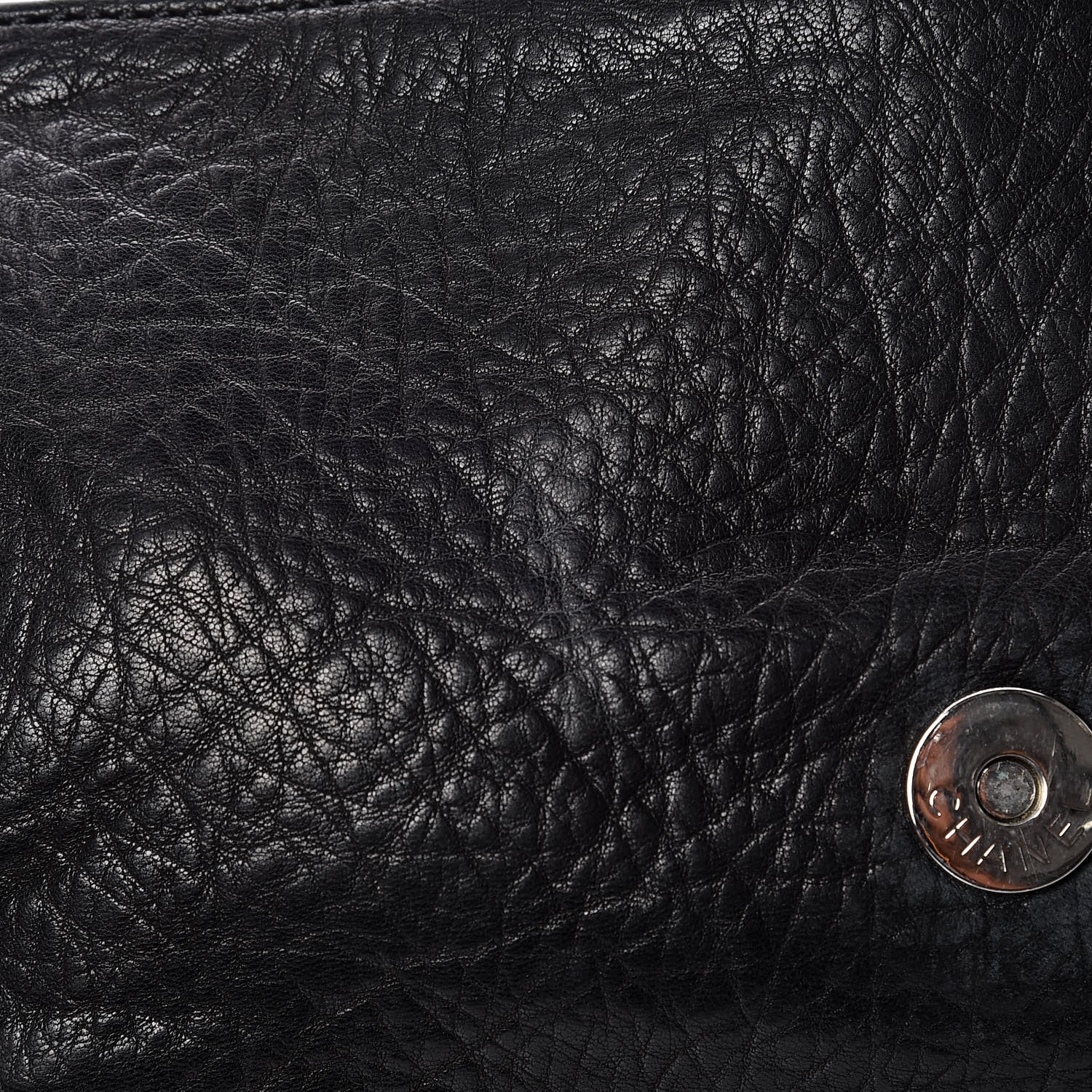 Chanel Distressed Lambskin Small Lady Braid Flap Black 9 of 13