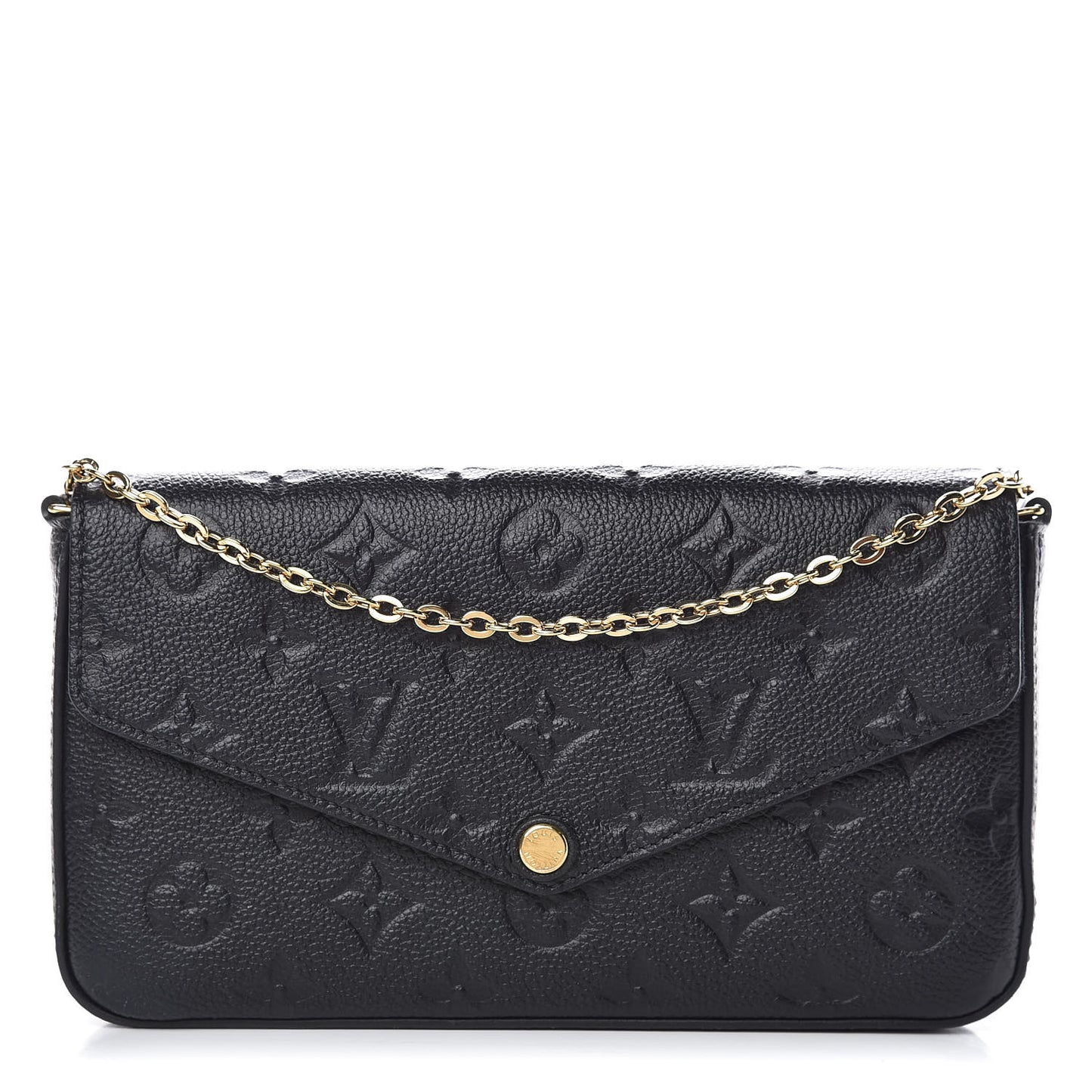 Empreinte Pochette Felicie Chain Wallet Black