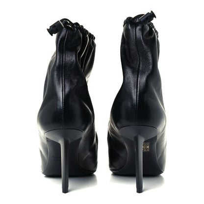 Balenciaga Smooth Nappa Scrunch Booties 38 Black 6 of 10