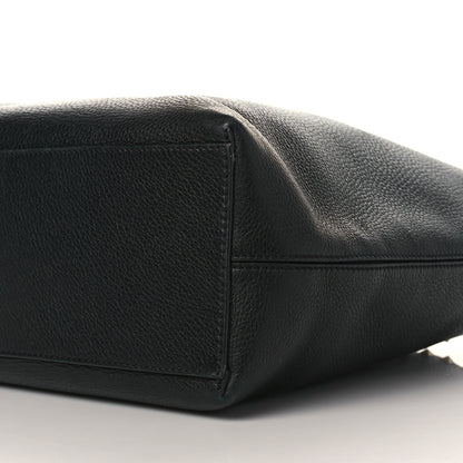 Valentino Garavani Grained Calfskin Rockstud Shoulder Tote Black 8 of 11