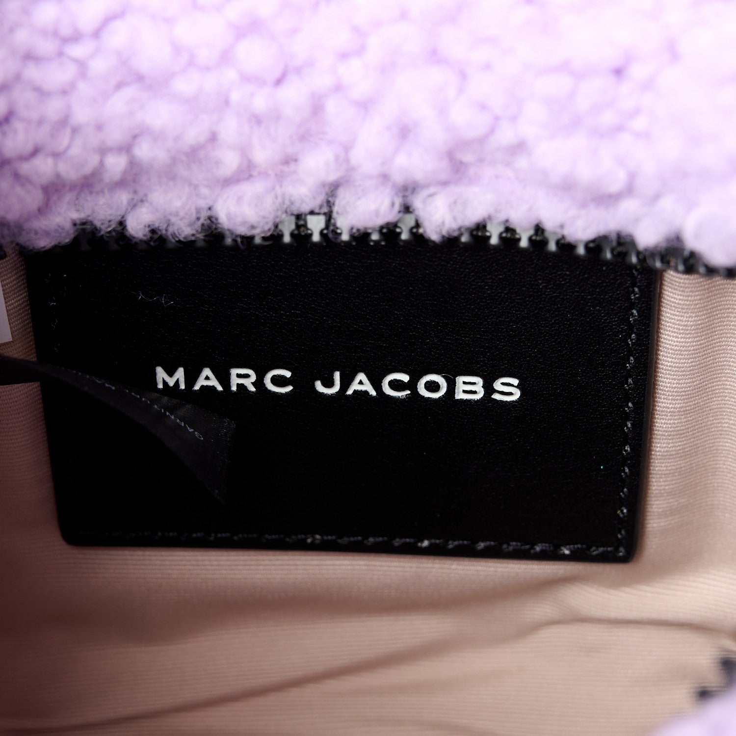 Marc Jacobs Faux Shearling Mini The Traveler Tote Bag Lilac 6 of 10