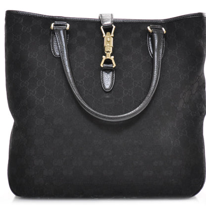 Gucci Monogram Piston Tote Black 1 of 8
