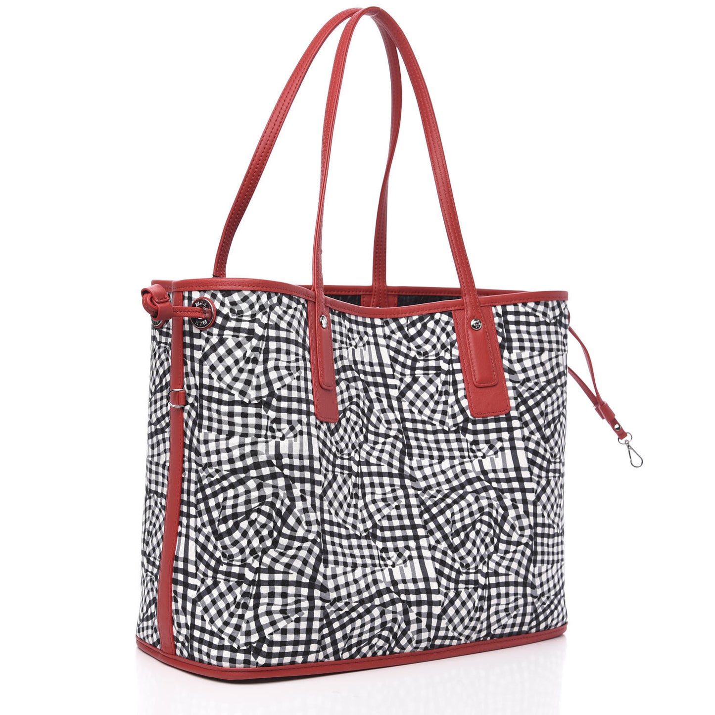 Visetos Medium Liz Reversible Shopper Tote Black Red