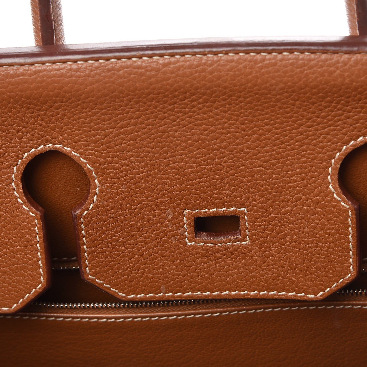 Hermes Taurillon Clemence Birkin 35 Gold 10 of 43