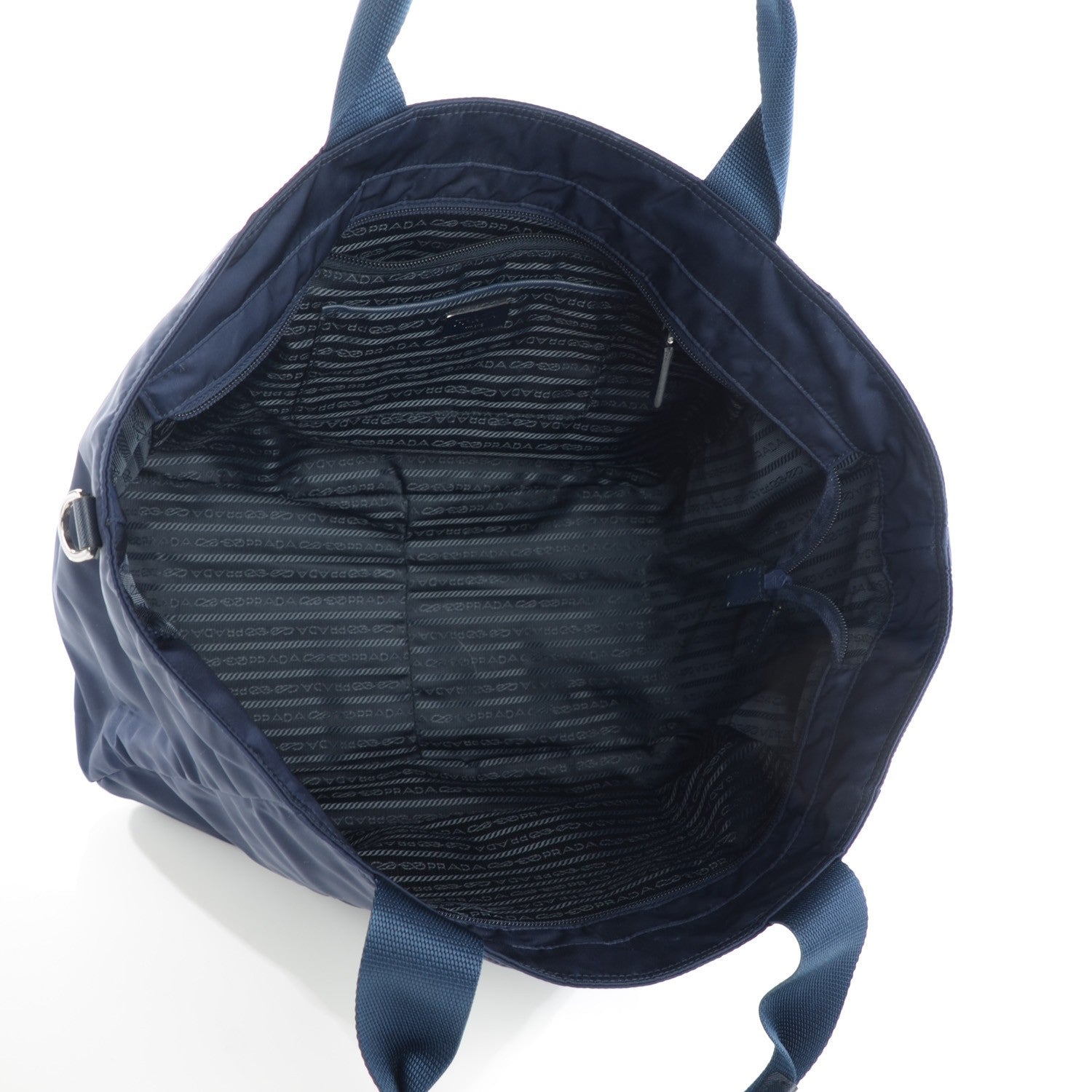 Prada Nylon Vela Tote Baltico 5 of 9