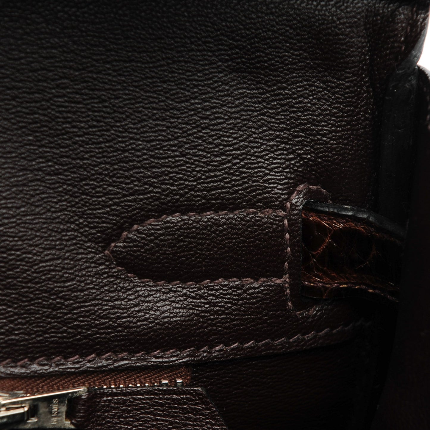 Shiny Niloticus Crocodile Birkin 30 Havane