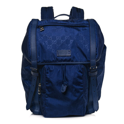 Gucci Nylon Monogram Medium Light Double Buckle Backpack Tide 1 of 12