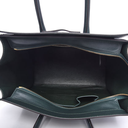 Celine Smooth Calfskin Mini Luggage Emerald 5 of 9