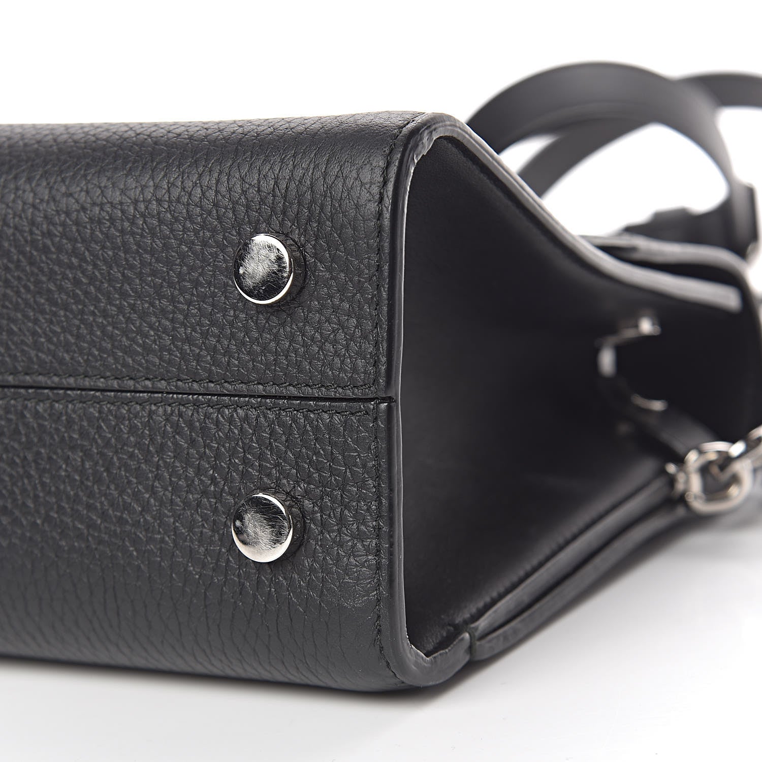 Christian Dior Grained Calfskin Mini Diorever Flap Black 8 of 16