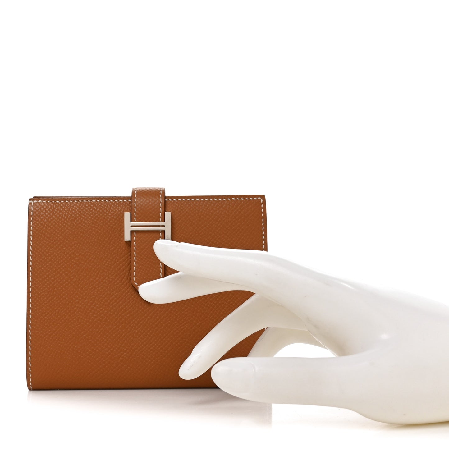 Epsom Bearn Compact Wallet Gold Gold