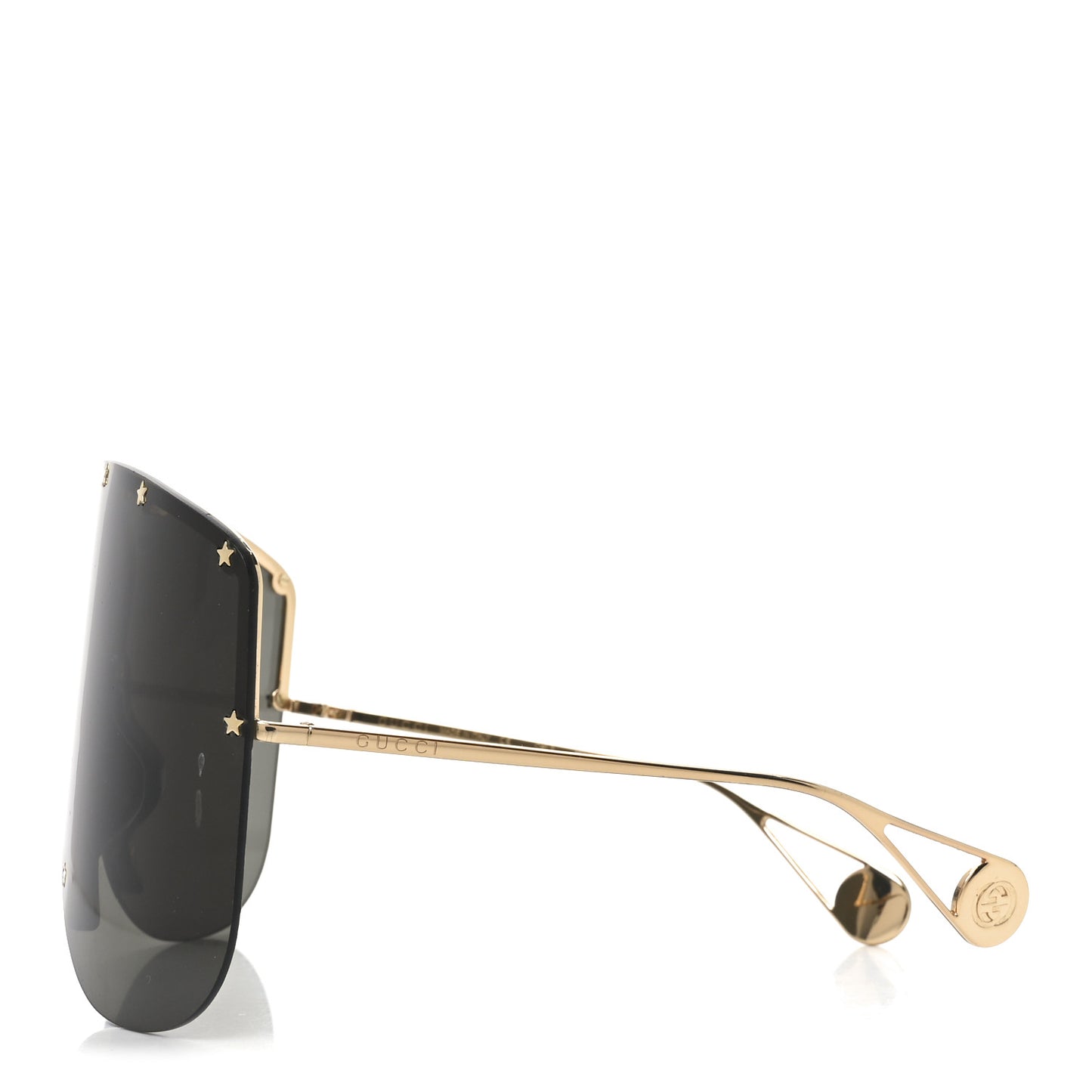 Star Studded Shield Sunglasses GG1244S Black