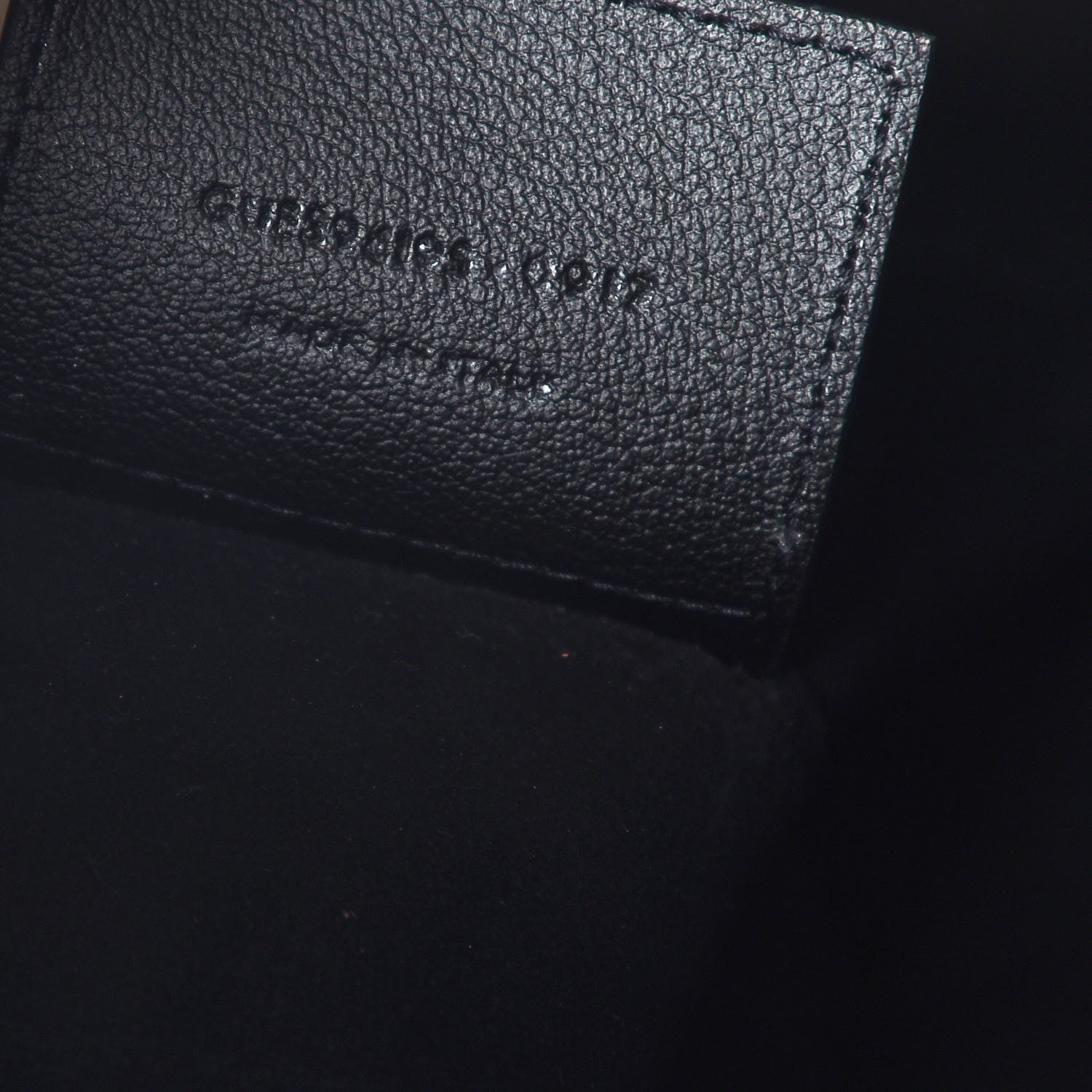 Saint Laurent Calfskin Large Shopping Tote Black 8 of 8