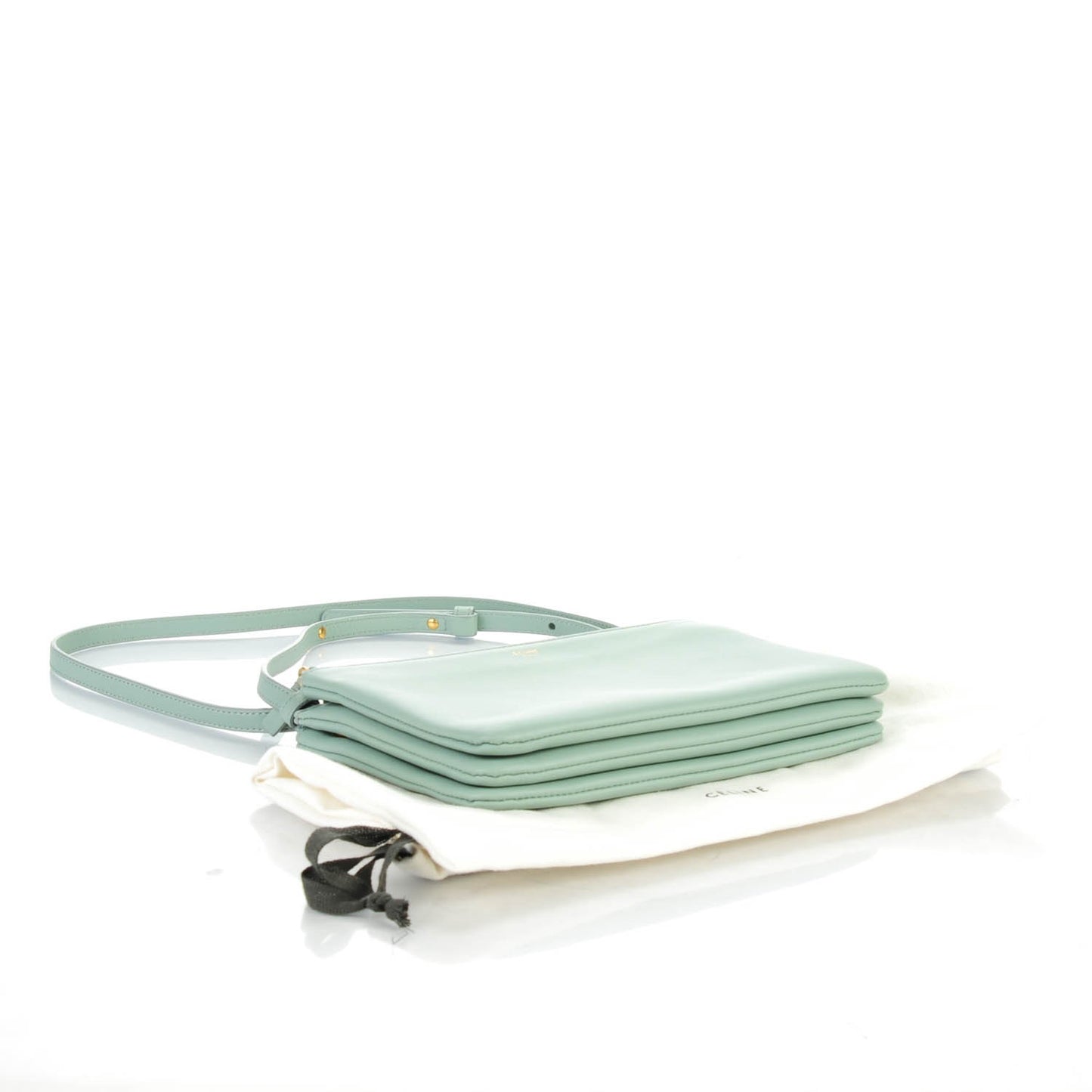 Lambskin Small Trio Crossbody Bag Jade